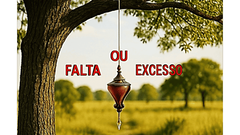 Como integrar o excesso e a falta que comparecem no cotidiano em forma de sofrimento psíquico? O excesso e a falta podem ser compreendidos como aspectos antagônicos, com grande carga de energia psíquica. Quando o excesso está na consciência, a falta está na mesma proporção no inconsciente e vice-versa, que segundo Jung envolve a enantiodromia: um fenômeno psicológico em que uma atitude unilateral da consciência pode ser compensada por uma força oposta do inconsciente. Ao estar em evidência um aspecto, outros podem ser negligenciados, manifestando-se em forma de angústia. Pretende-se ampliar o tema, com diferentes exemplos do contexto e aprofundá-los com algumas reflexões de Jung. Ao mesmo tempo, almeja-se evidenciar o autoconhecimento, que pode ocorrer no processo de individuação, como possibilidade de promover a integração dos opostos em movimento pendular, para o alcance da harmonia psíquica.