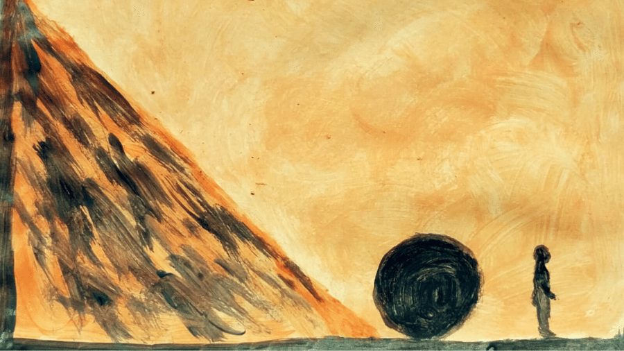 No meio da vida, é preciso imaginar Sísifo infeliz O mito de Sísifo, numa perspectiva junguiana, pode ilustrar a resistência humana a abrir mão de uma atitude psíquica obsoleta para a descoberta de uma nova e necessária atitude. O escritor franco-argelino, Albert Camus, defende que Sísifo representa o ideal heróico humano em face do absurdo da vida. Por isso, para ele, seria preciso imaginar Sísifo feliz no Tártaro. A partir de dados de um estudo realizado com pessoas bem-sucedidas na meia-idade, mas paradoxal e perturbadoramente infelizes, este pequeno ensaio aborda Sísifo como um complexo afetivo, contrapõe a leitura clássica à de Camus e propõe uma rota de saída do nosso mais íntimo Tártaro, o qual costumamos visitar no meio da vida.