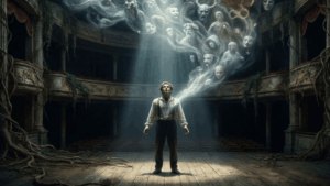 Este artigo aborda a questão do ator como porta-voz do inconsciente coletivo, à luz da Psicologia junguiana, da filosofia de Nietzsche e de alguns teóricos do teatro.