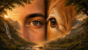 Este texto propõe um olhar sobre as diversas formas de exploração animal na contemporaneidade, como a pecuária, a moda e o entretenimento, investigando, a partir da psicologia analítica de Carl G. Jung, quais dinâmicas psíquicas as sustentam. A hipótese central é a de que essa exploração expressa uma cisão entre o humano e sua própria natureza instintiva, alimentada por mecanismos de projeção e dissociação que atravessam a cultura como um todo. A pecuária, por sua escala e profunda naturalização, recebe uma atenção mais ampliada, justamente por ser o campo onde a violência mais se organiza como sistema e menos se apresenta como tal. Um convite a olhar para aquilo que a normalidade cultural aprendeu a não ver.