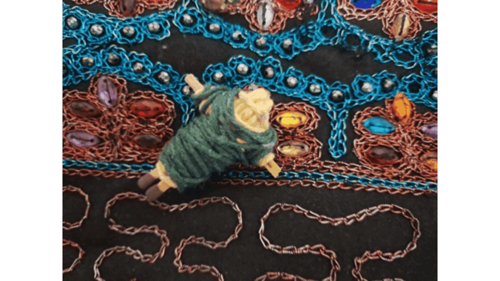 Neste artigo, a proposta é aproximar a costura, um recurso usado no campo da arteterapia, através do tecido, a aspectos da psicologia analítica e pensar na magia que dá origem a imagem do encontro entre a arte e o próprio processo de análise. O tecido nesse artigo se apresenta como tela de expressão de alma. O texto apresenta o simbolismo do tecido e o tecer relacionando com a estrutura psíquica dentro do referencial Junguiano.